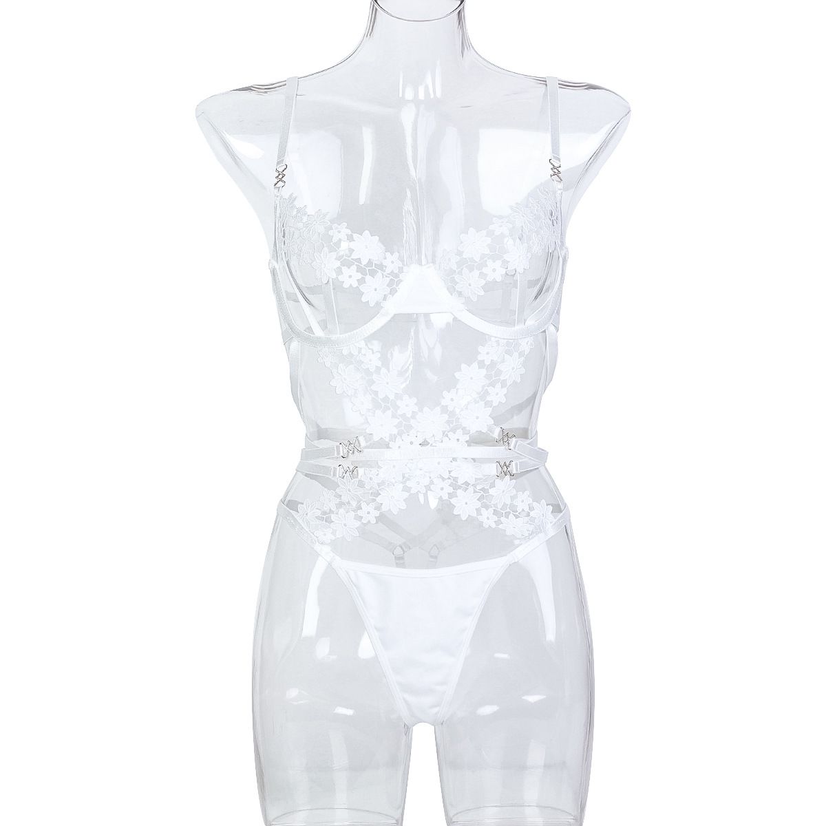 Whispers Of Love Crotchless Bodysuit