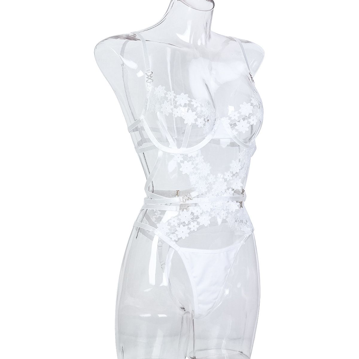 Whispers Of Love Crotchless Bodysuit
