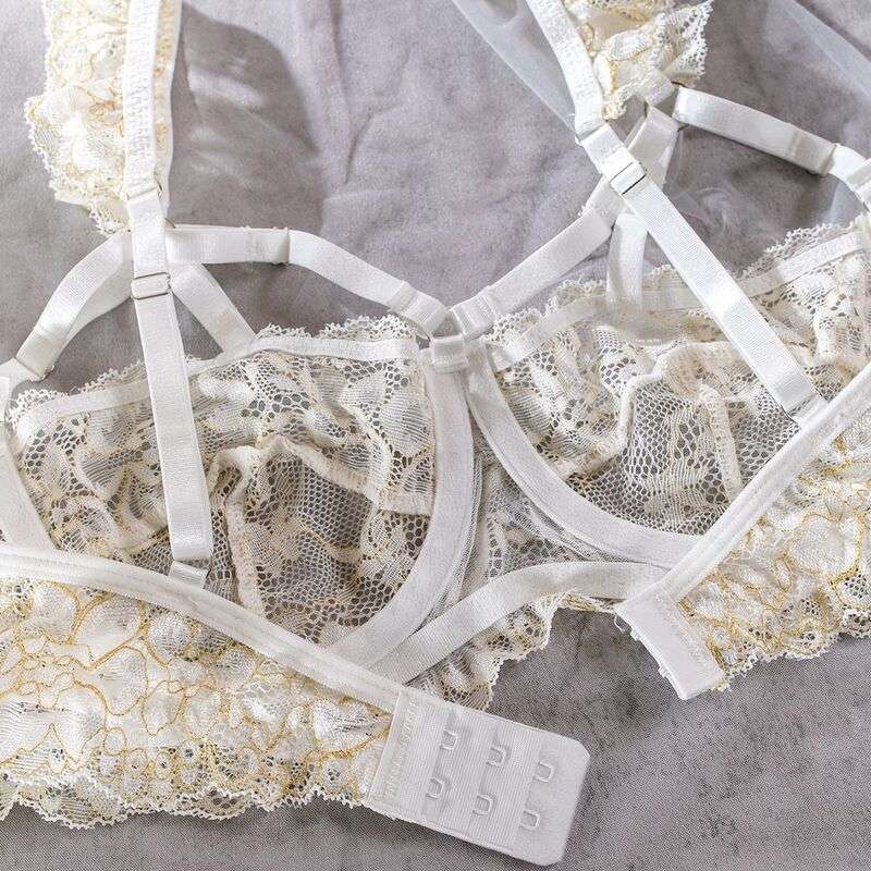 Be Mine Tulle Riffle White 5-Piece Set