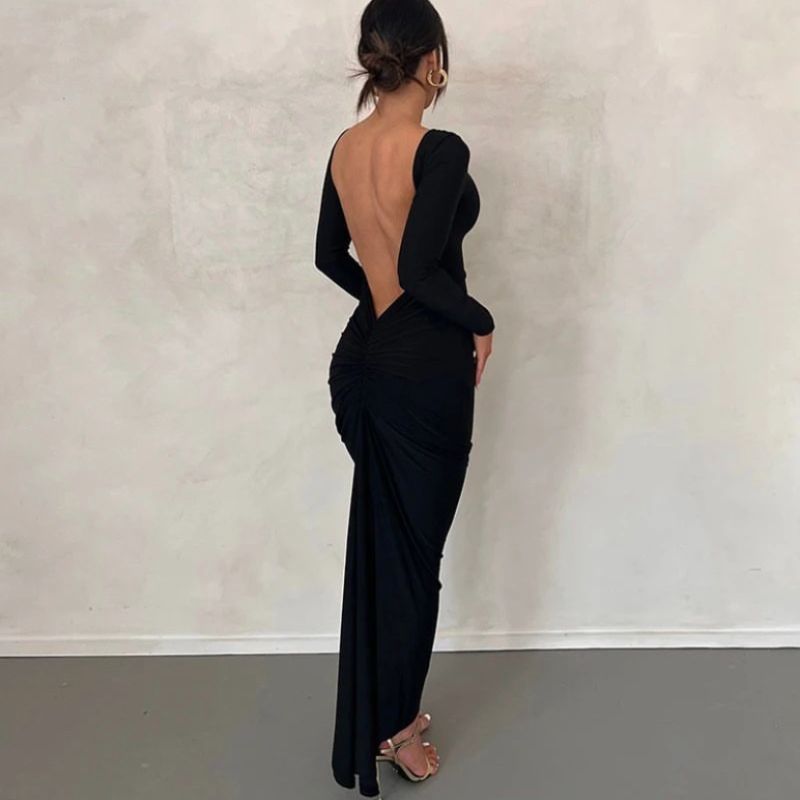 Elegant Off-the-Shoulder Ruffle Dress