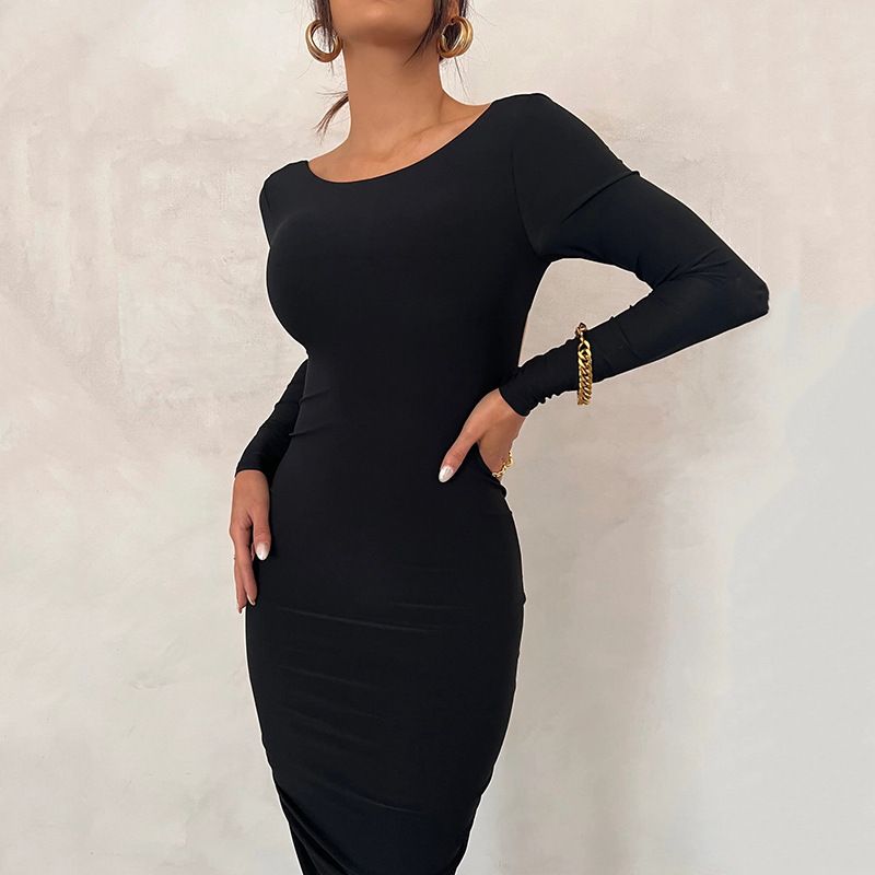 Elegant Off-the-Shoulder Ruffle Dress