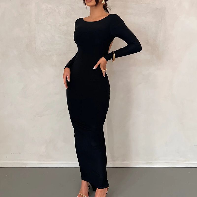 Elegant Off-the-Shoulder Ruffle Dress