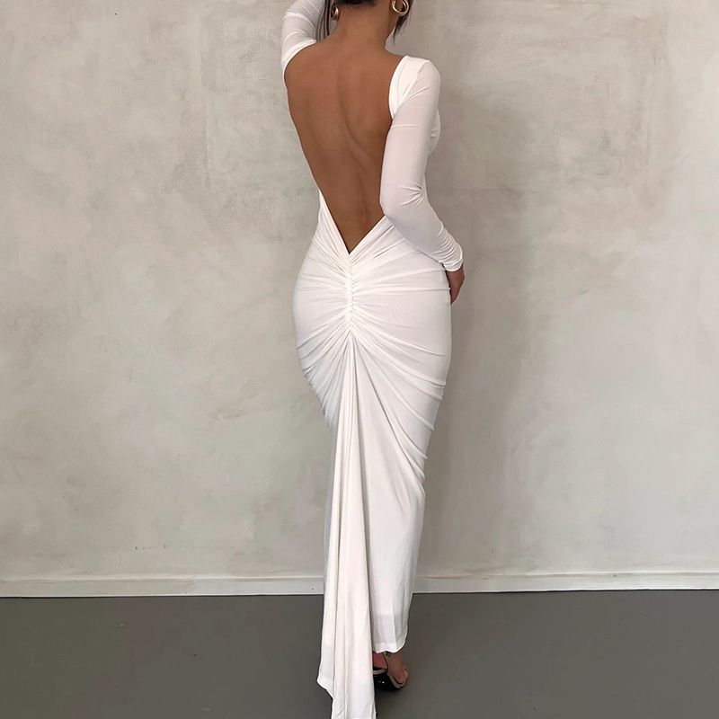 Elegant Off-the-Shoulder Ruffle Dress