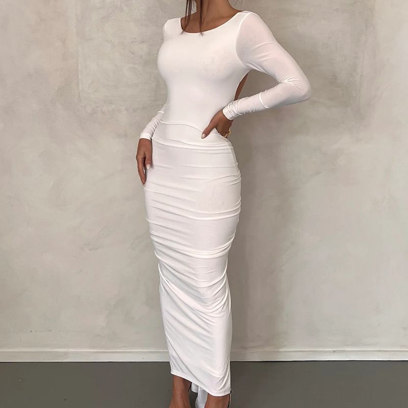 Elegant Off-the-Shoulder Ruffle Dress