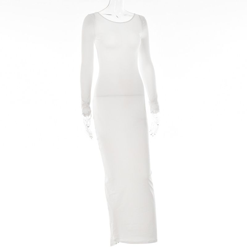Elegant Off-the-Shoulder Ruffle Dress