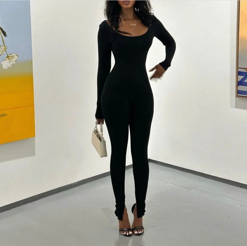 Open Back Vogue Full Body Sexy Jumpsuit