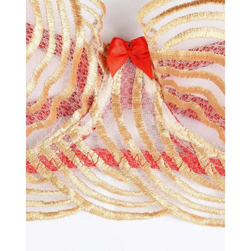 Divine Golden Secret Embroidery Sexy Set - Expressive Boutique