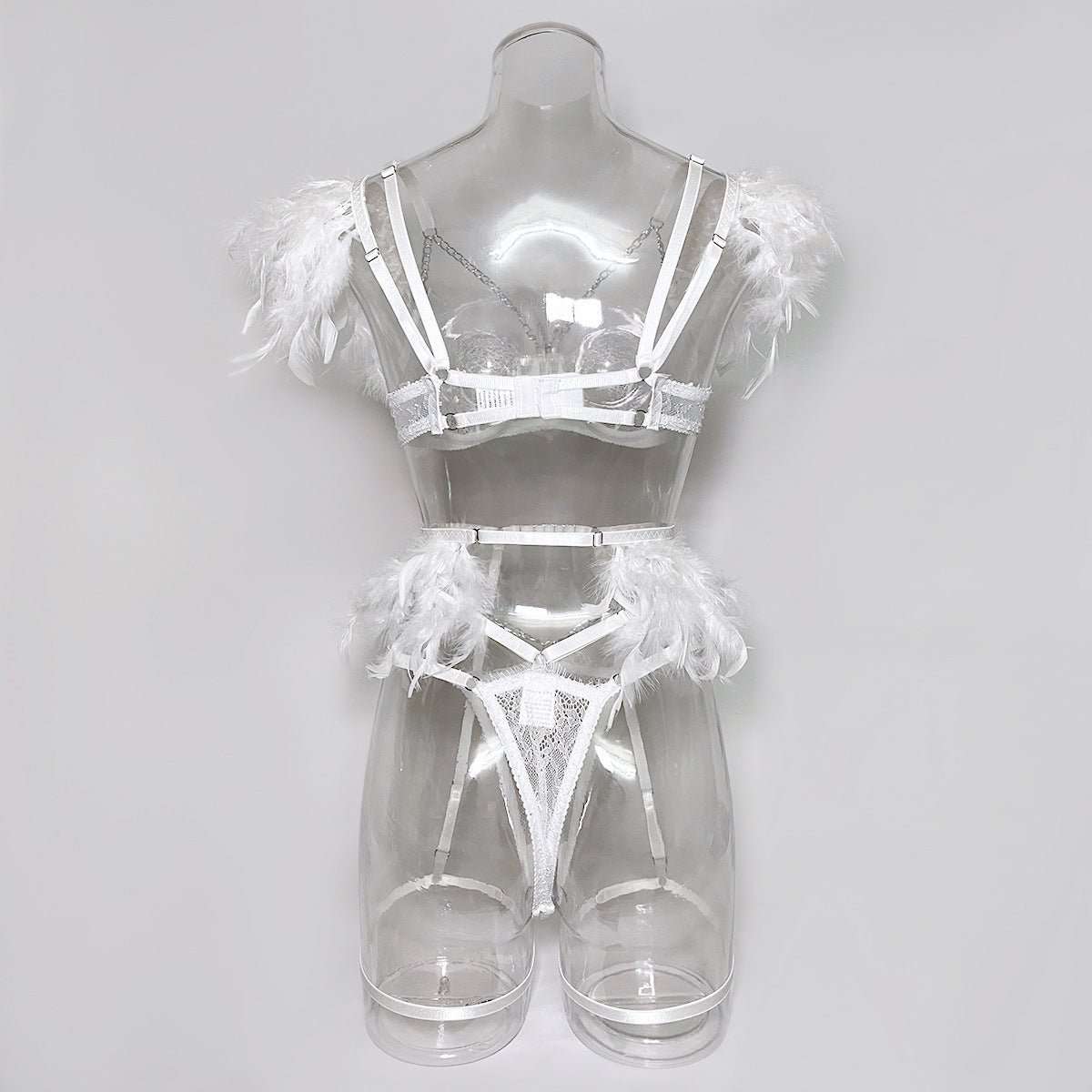 Fifty Shades Of Love 3 Piece Garter Set - Expressive Boutique