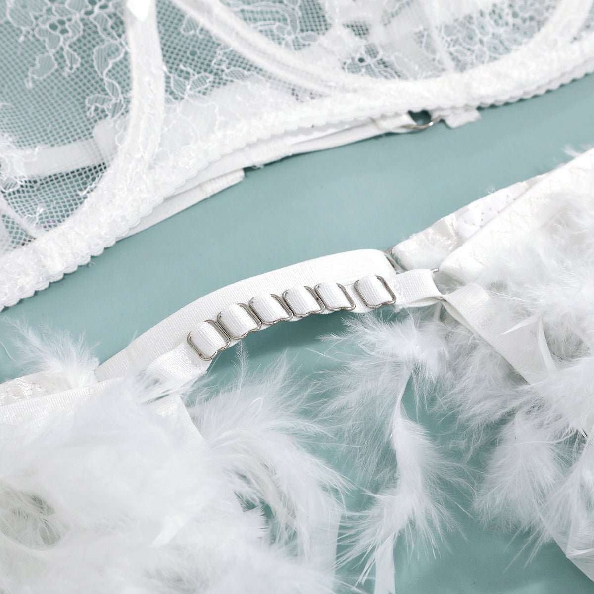 Fifty Shades Of Love 3 Piece Garter Set - Expressive Boutique