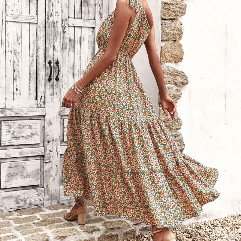 ditsy floral one shoulder dress Ditsy Floral One Shoulder Dress
