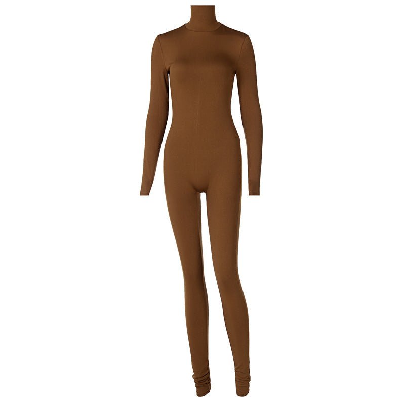 Elegant Long Sleeve Soft Fitting Jumpsuit - Expressive Boutique