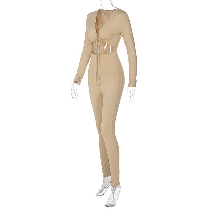 Open Front Timeless Sexy Jumpsuit