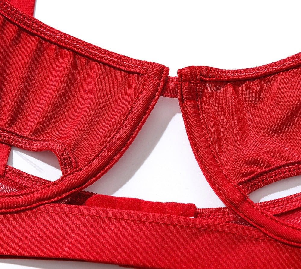 Sexy Slip Garter 5Piece Intimate Lingerie Set Expressive Boutique